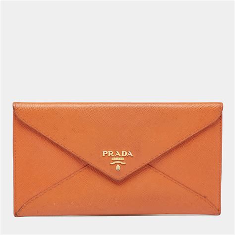 prada envelope leather wallet|Prada wallet price list.